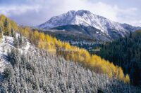Autumn | Snow | Twilight Peak | Colorado | Fine Art Photography | Landscape