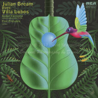 Julian Bream Plays Villa Lobos | Album Cover | Illustration